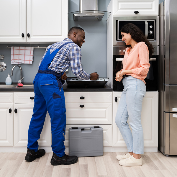 can you provide an estimate for cooktop repair before beginning any work in North Franklin